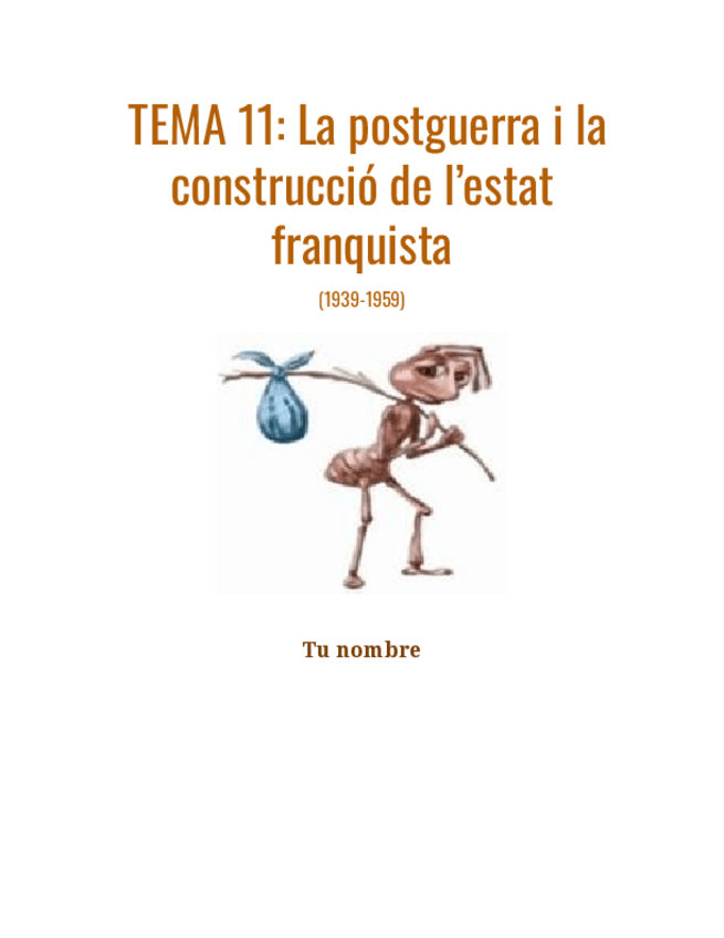 Miniatura del documento Franquisme-Postguerra-i-Construccio-del-estat-franquista.pdf