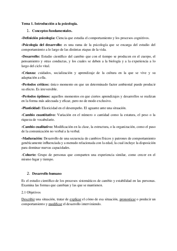 Miniatura del documento Tema 1 Psicología..docx