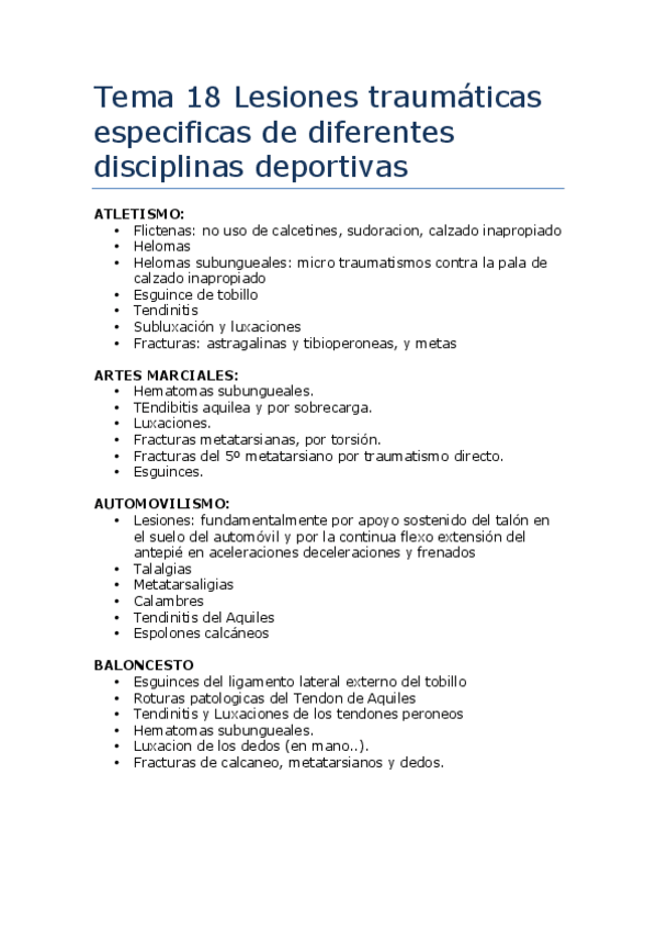 Miniatura del documento Tema 18 Lesiones traumáticas especificas de diferentes disciplinas deportivas.pdf