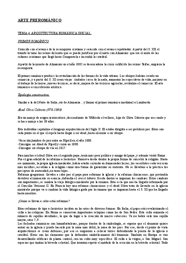 Miniatura del documento TEMA 4 Y 5 ROMÁNICO PRIMER ROMÁNICO- PLENO, TARDÍO Y FINAL.pdf