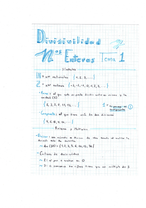 Miniatura del documento Divisivilidad y Números Enteros_Tema 1.pdf