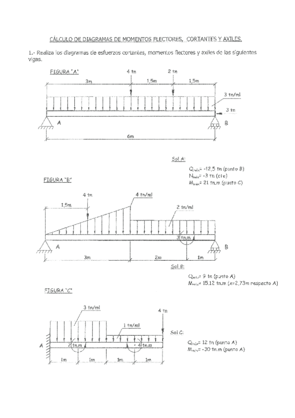 Miniatura del documento Relacion-2-Flexion-de-vigas-Diagramas-de-Momentos-flectores-Cortantes-y-Axiles.pdf