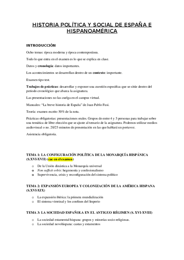 Miniatura del documento HISTORIA POLÍTICA Y SOCIAL DE ESPAÑA E HISPANOAMÉRICA 1.docx