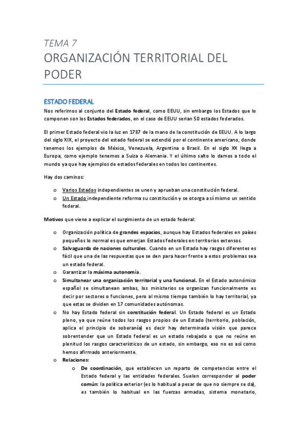 Miniatura del documento Tema 7. Organización territorial del Estado.pdf