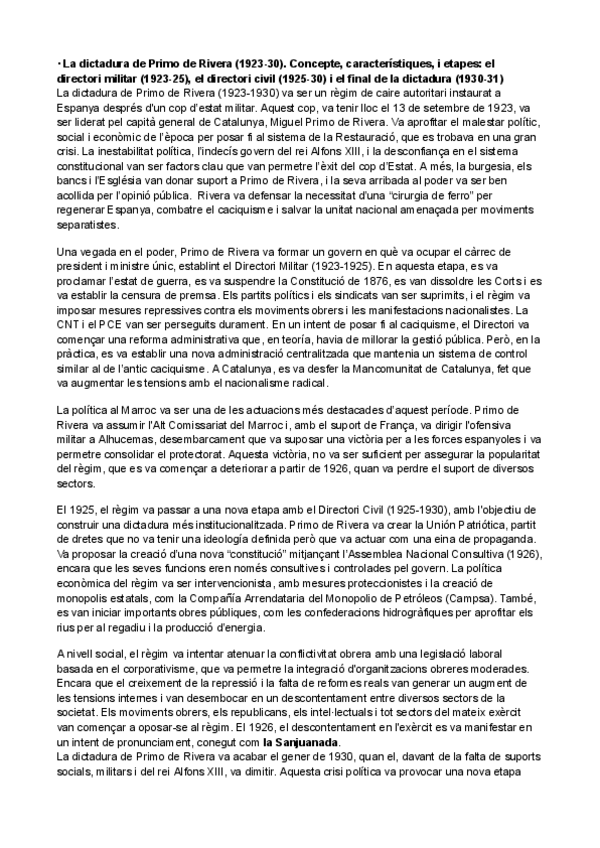Miniatura del documento La-dictadura-de-Primo-de-Rivera-1923-30.-Concepte-caracteristiques-i-etapes-el-directori-militar-1923-25-el-directori-civil-1925-30-i-el-final-de-la-dictadura-1930-31.pdf