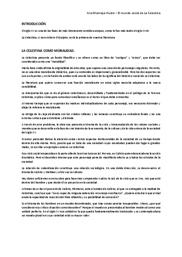 Miniatura del documento Resumen - El mundo social de La Celestina.pdf
