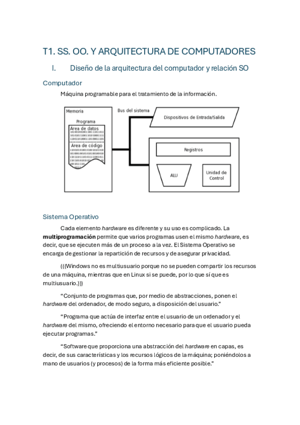 Miniatura del documento T1SOyArquitecturaComputadores.pdf
