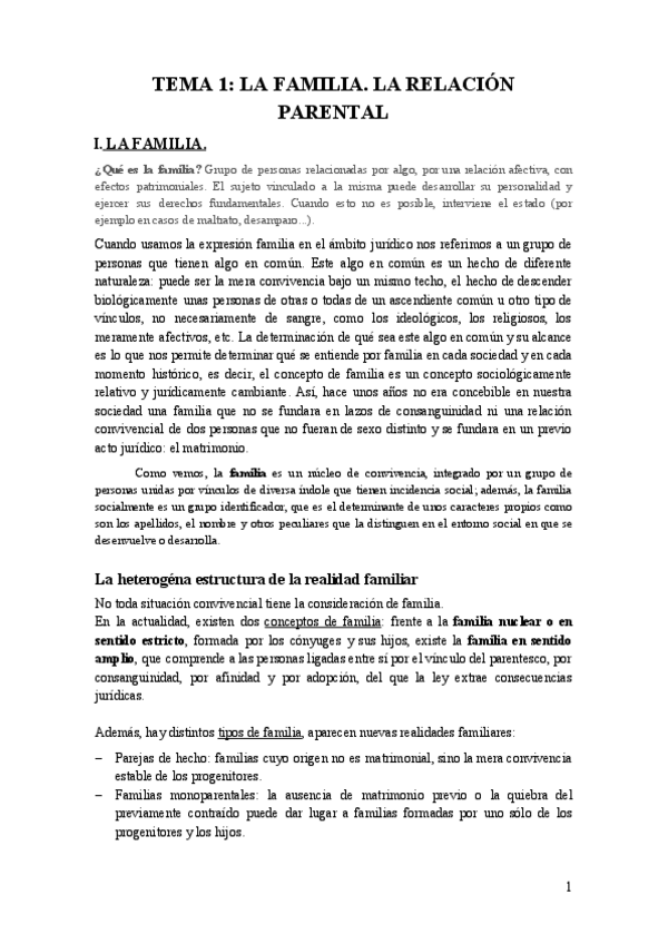 Miniatura del documento TEMA 1. LA FAMILIA. LA RELACIÓN PARENTAL.pdf