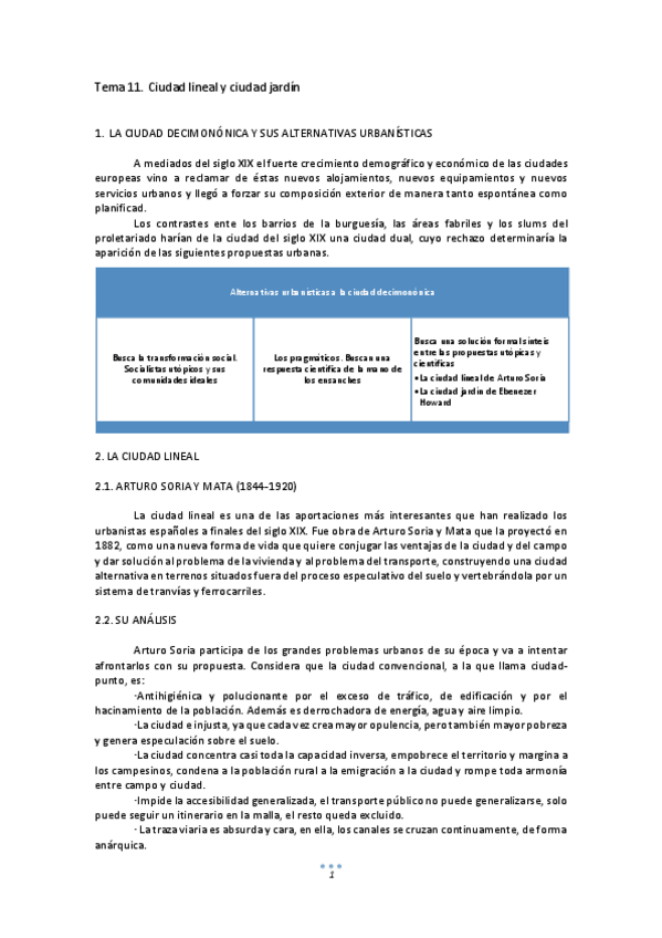 Miniatura del documento Tema 11. La ciudad lineal y la ciudad jardín.pdf