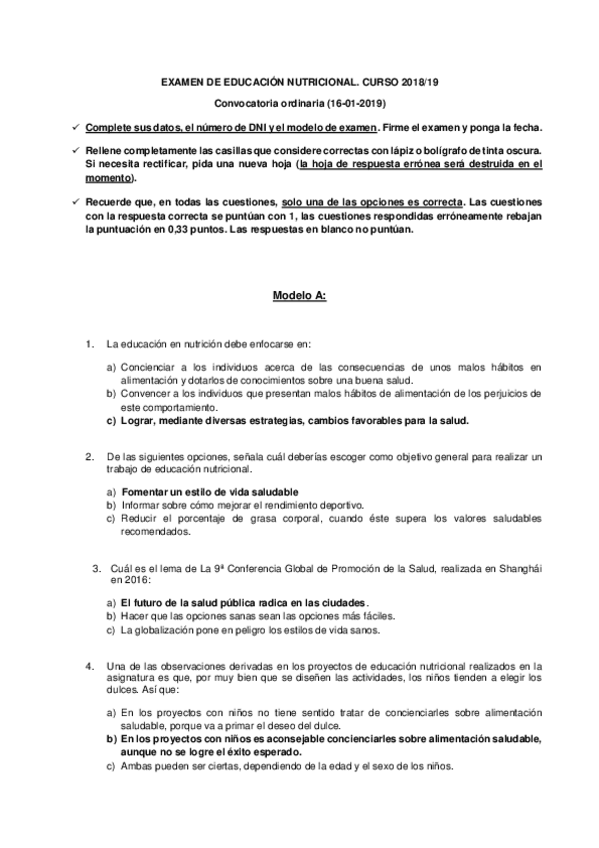 Miniatura del documento EXAMEN EN 2018-19. Modelo A.pdf