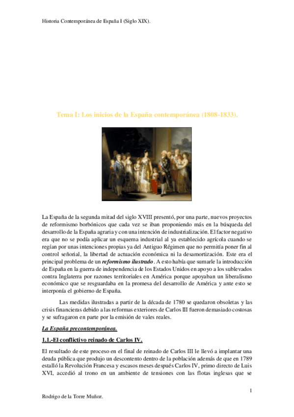 Miniatura del documento Tema 1. Los inicios de la España contemporánea (1808-1833).pdf