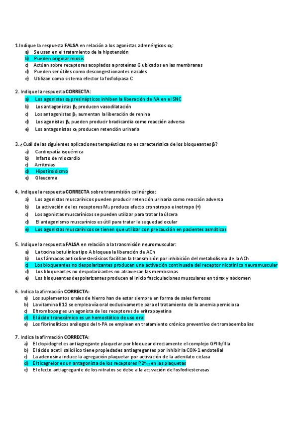 Miniatura del documento Examen resuelto farmacología II 2018-2019 (Parte test).pdf