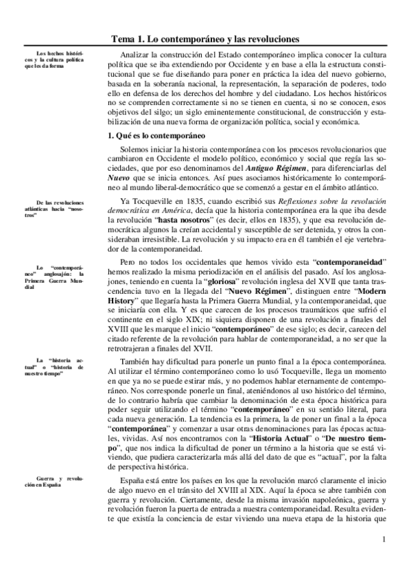 Miniatura del documento Tema 1. Lo contemporáneo y las revoluciones.pdf