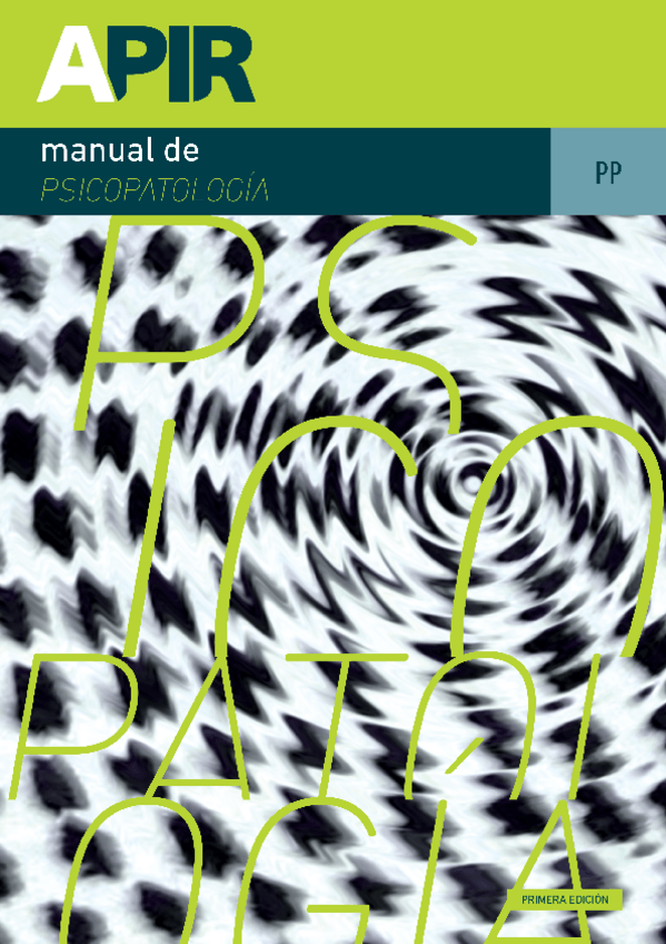 Miniatura del documento Psicopatologia1aEdicionApir.pdf