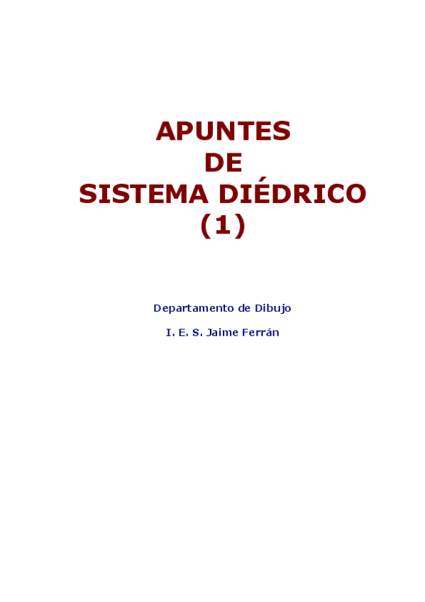 Miniatura del documento Apuntes Diedrico. tipos de rectas- planos....pdf