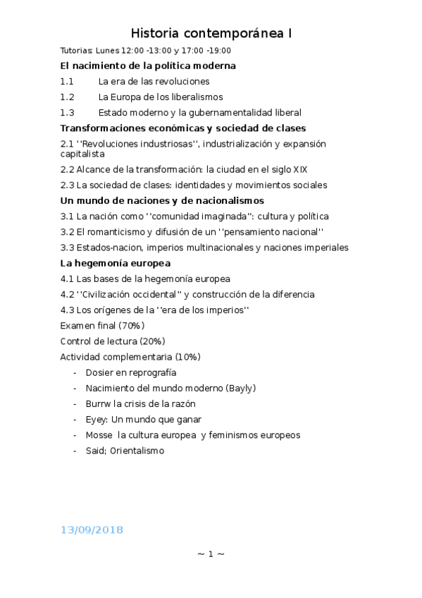 Miniatura del documento Historia contemporánea I.odt