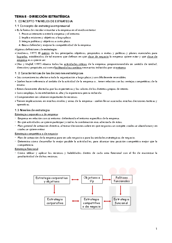 Miniatura del documento TEMA 5 - Dirección estratégica.pdf