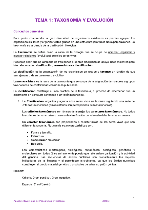 Miniatura del documento Tema 1 Taxonomía Procariotas BIOSCI.pdf