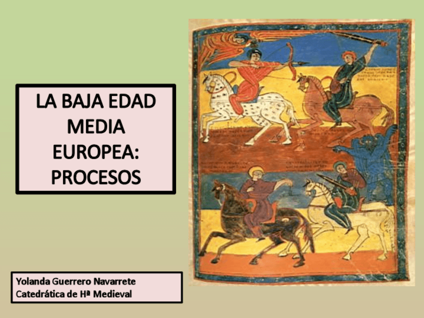 Miniatura del documento 1 - La Baja Edad Media. Procesos.pdf
