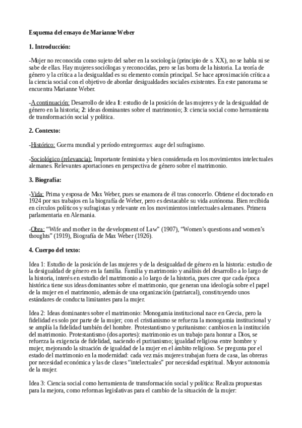 Miniatura del documento Esquema de ensayo de Marianne Weber..pdf