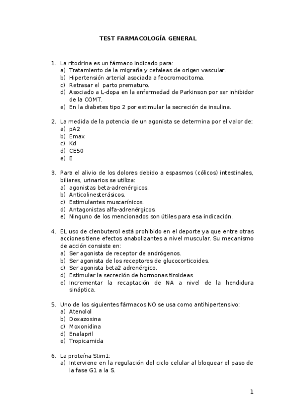 Miniatura del documento TEST FARMACOLOGÍA.docx