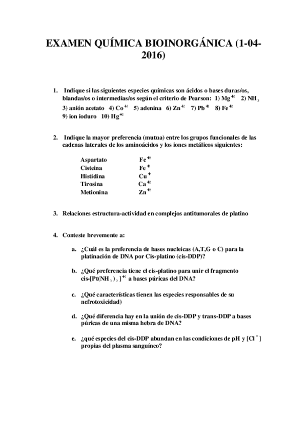 Miniatura del documento EXAMEN QUÍMICA BIOINORGÁNICA.pdf