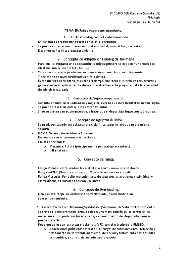 Miniatura del documento TEMA 10_Fisiología del entrenamiento. Fatiga y sobreentrenamiento.pdf