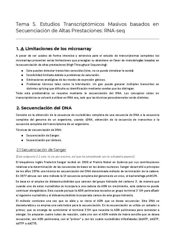 Miniatura del documento Tema 5.1. Estudios Transcriptómicos Masivos basados en Secuenciación de Altas Prestaciones_ RNA-seq.pdf