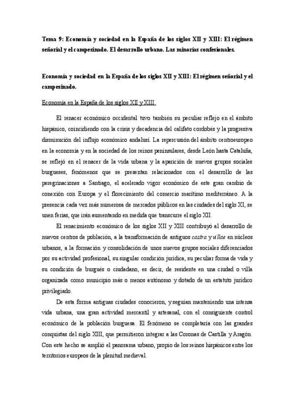 Miniatura del documento Tema 9_ _Economía y sociedad en la España de los siglos XII y XIII_.pdf