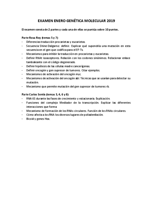 Miniatura del documento EXAMEN ENERO GENÉTICA MOLECULAR 2019.pdf