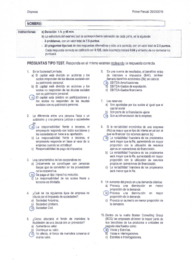 Miniatura del documento Examen Empresa 1Parcial 20-03-18 (Resuelto).pdf