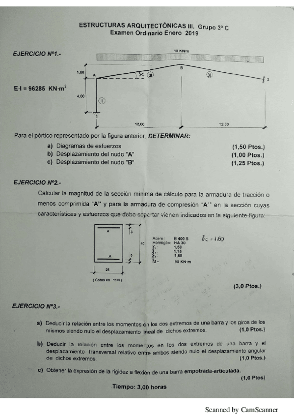 Miniatura del documento Examen 2019 Estructuras III. Cajal.pdf
