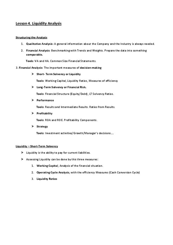 Miniatura del documento Lesson 4. Liquidity and Cash conversion.pdf