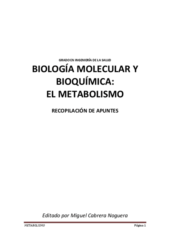 Miniatura del documento APUNTES Biología Molecular y Bioquímica - El Metabolismo.pdf