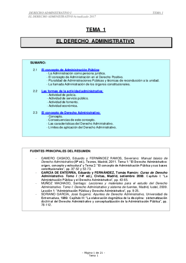 Miniatura del documento Tema 1- El derecho administrativo.pdf