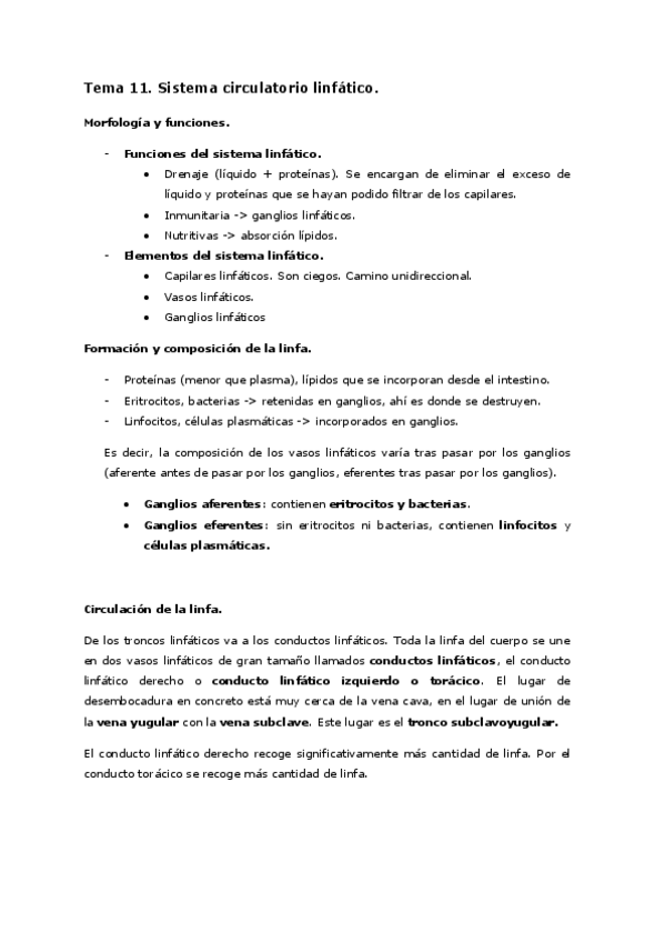 Miniatura del documento Tema 11. Sistema circulatorio linfático..pdf