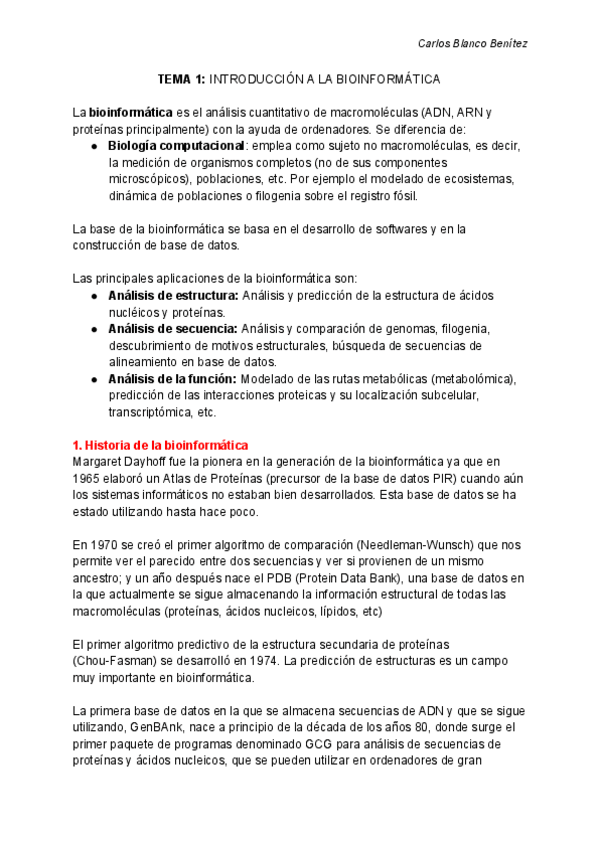 Miniatura del documento GENÓMICA Y BIOINFORMÁTICA - Tema 1 - INTRODUCCIÓN.pdf