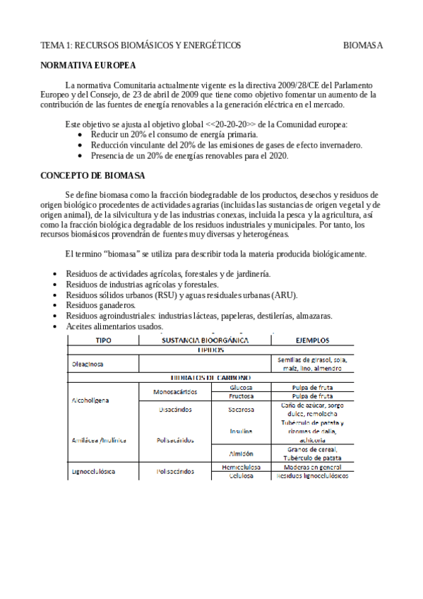 Miniatura del documento Tema 1 Recursos biomásicos y energéticos .pdf