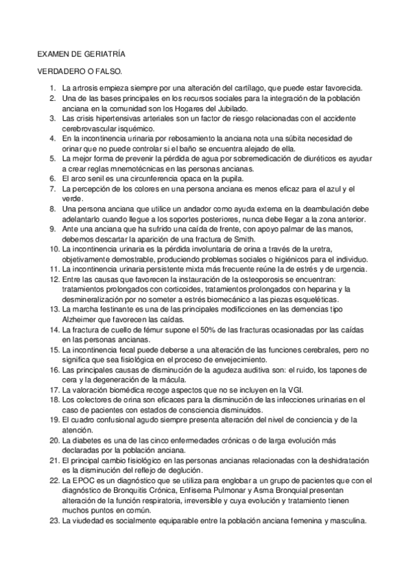 Miniatura del documento Verdadero y Falso GERIATRIA.pdf