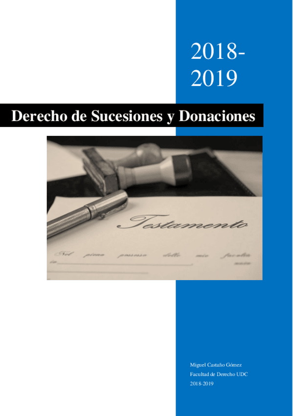 Miniatura del documento Derecho de Sucesiones y Donaciones - Apuntes.pdf