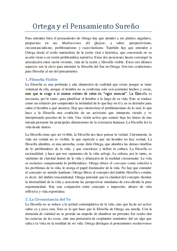 Miniatura del documento Ortega y el pensamiento sureño. Acerca del norte y el sur de la filosofía.pdf