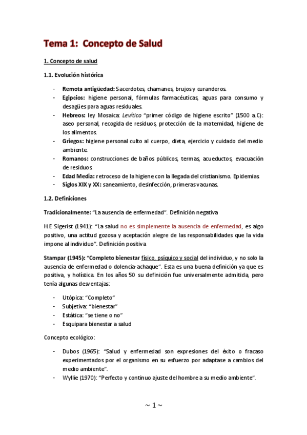 Miniatura del documento Tema 1. Concepto de salud.pdf