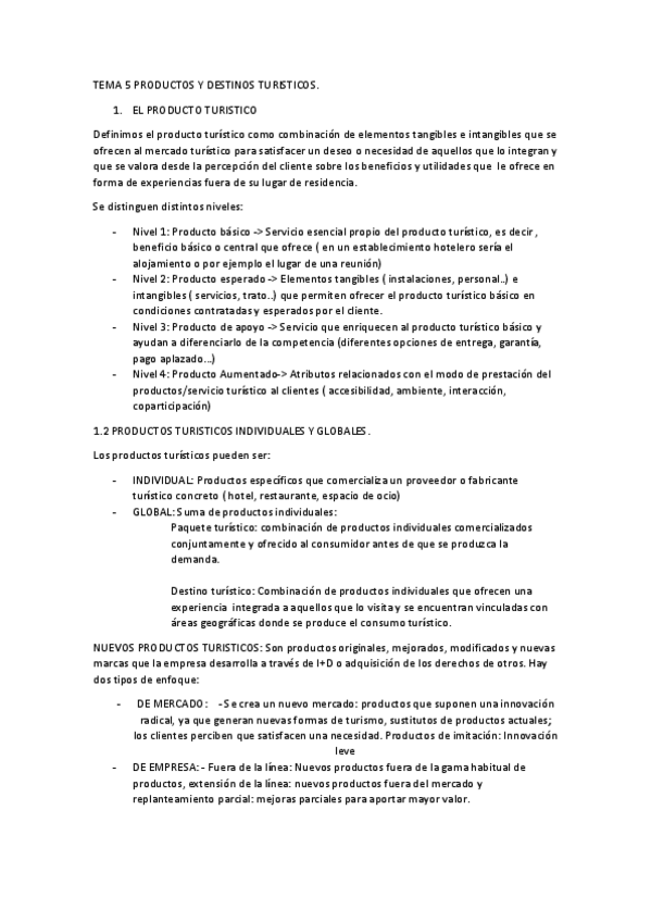 Miniatura del documento TEMA 5 PRODUCTOS Y DESTINOS TURISTICOS.pdf