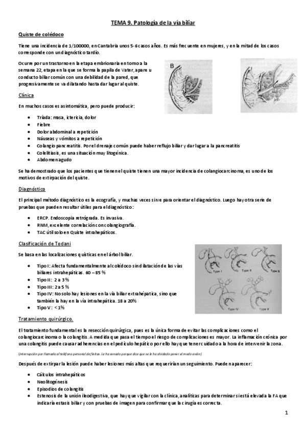 Miniatura del documento Tema 9. Patología de la vía biliar..pdf