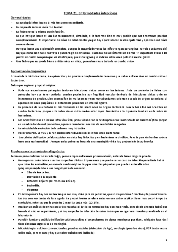 Miniatura del documento Tema 21. Enfermedades infecciosa.pdf