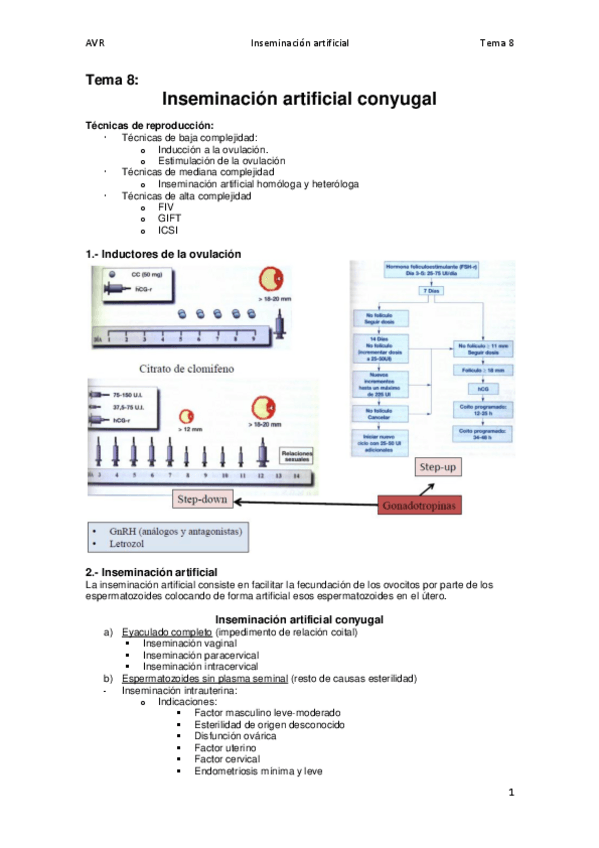 Miniatura del documento Tema 8. Inseminación artificial conyugal y de donante.pdf
