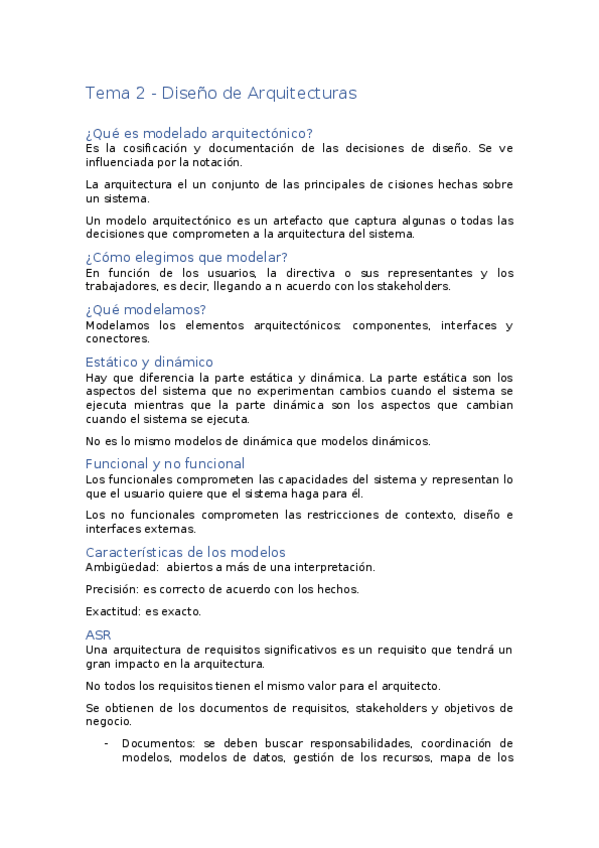 Miniatura del documento Tema 2 - Diseño de Arquitecturas.docx