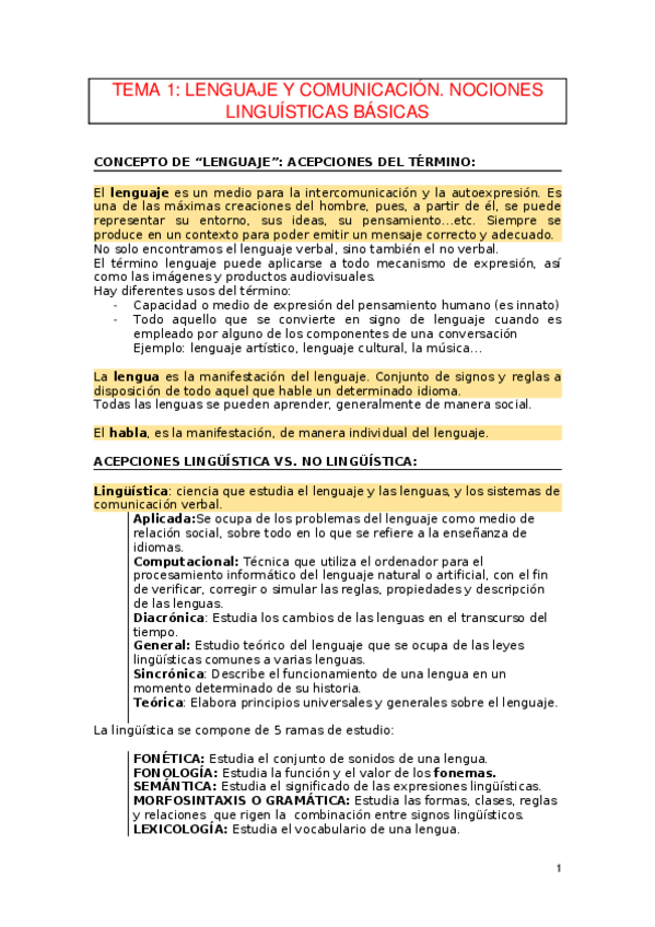 Miniatura del documento Lengua TEMA 1.docx