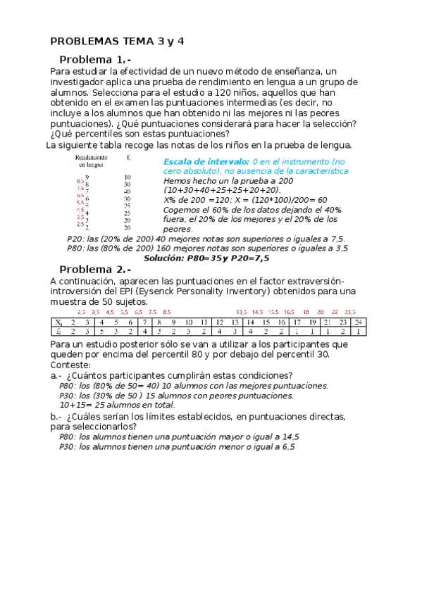 Miniatura del documento Estadistica problemas Tema 3 y 4.docx