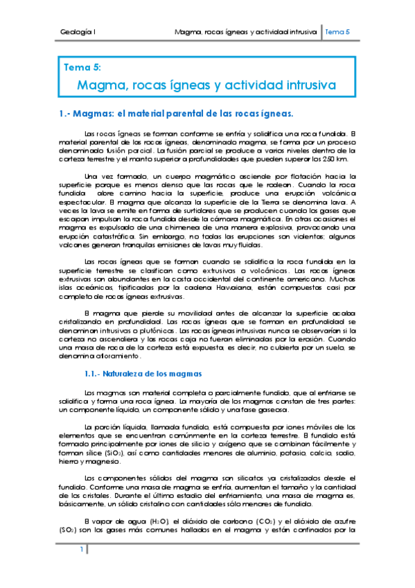 Miniatura del documento Tema 5. Magma- rocas ígneas y actividad intrusiva.pdf